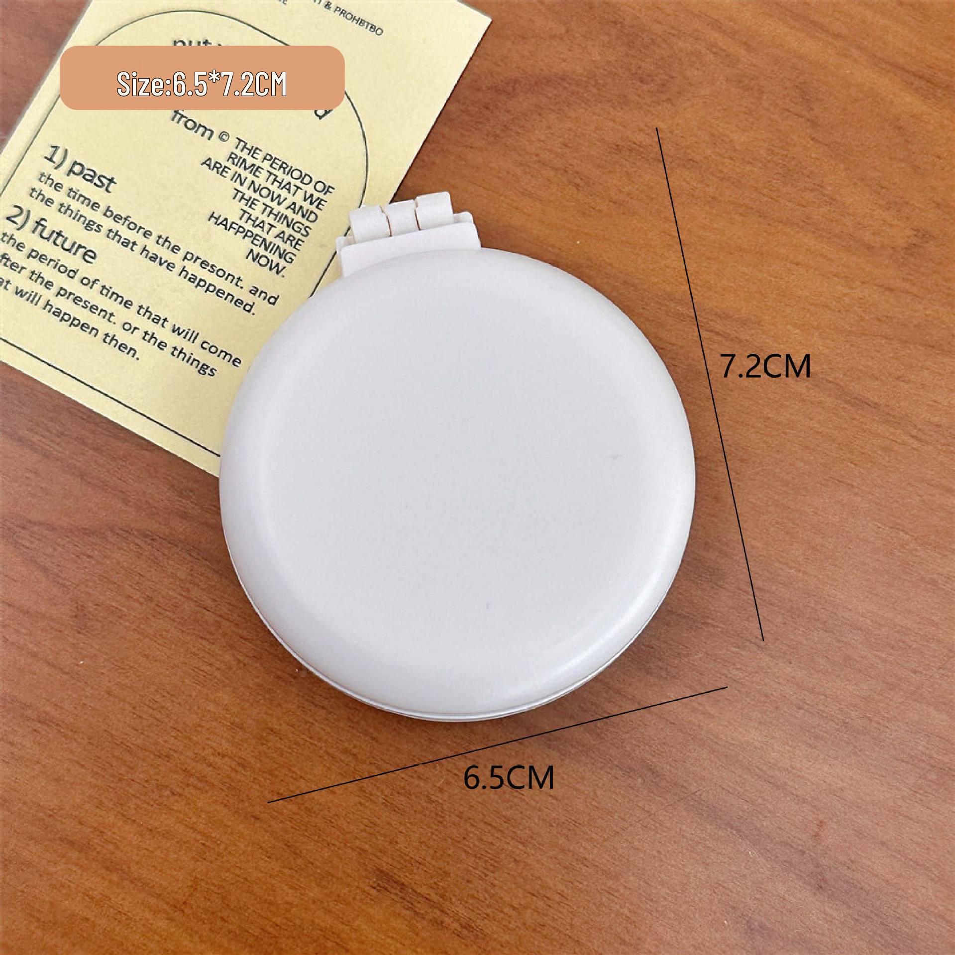 

Компактная складная расческа-аирбэг и зеркало: Портативная мини-массажная подушка-щетка для девочек