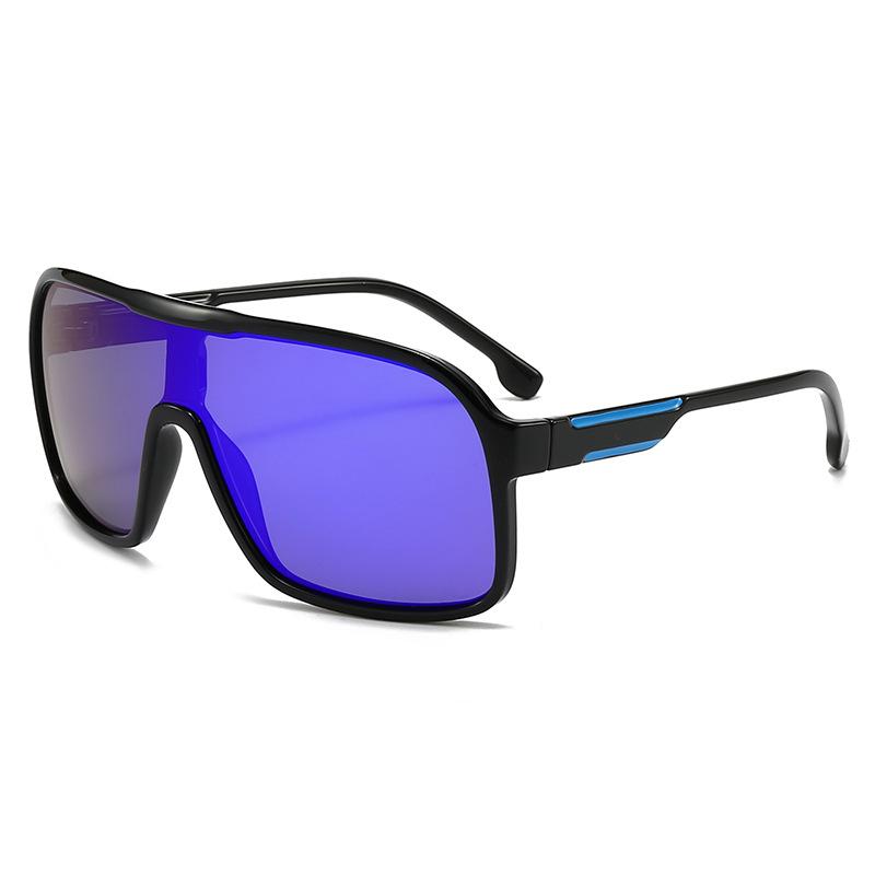 8458 Large Frame Sports Sunglasses Outdoor Cycling Glasses Fashion Colorful Trend Polarized Sunglasses
