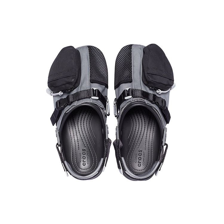 BEAMS X Crocs Classic All-Terrain Outdoor Clog Grey Black Unisex Sneakers 207447-001