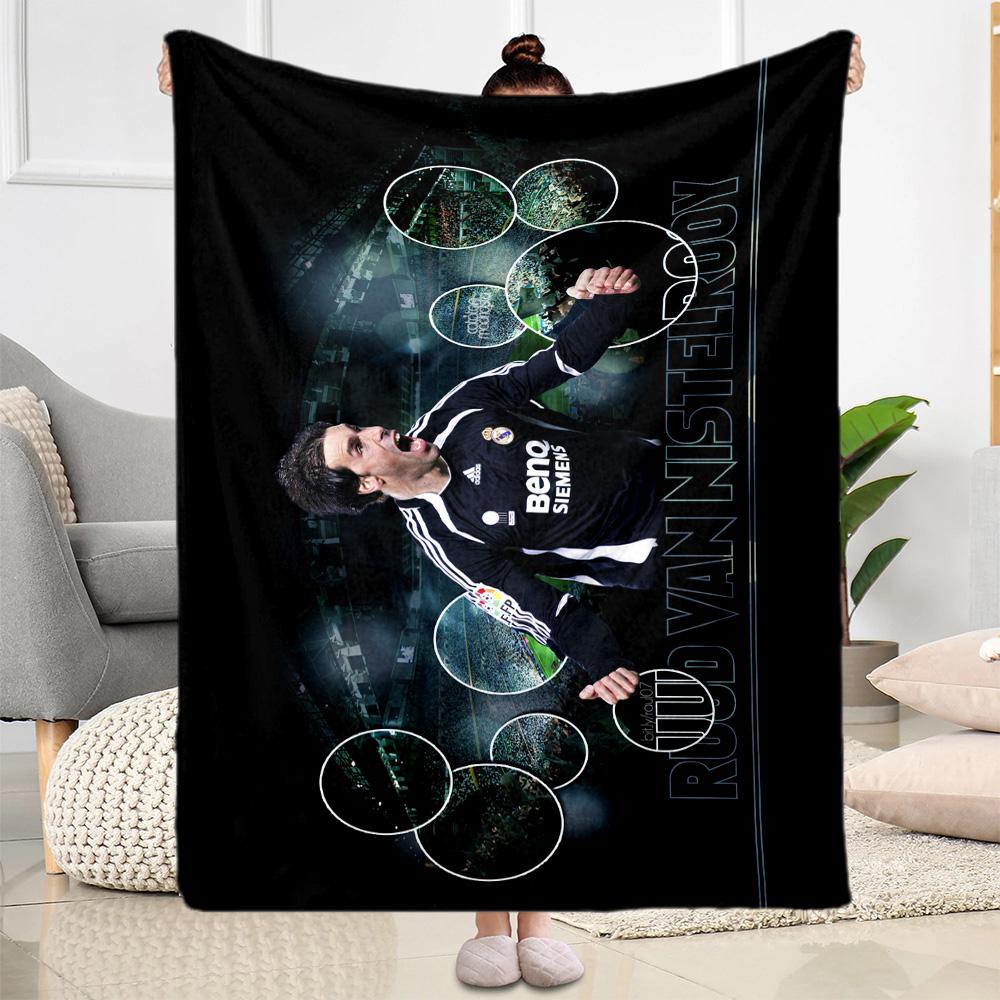 Goalkeeper Saves Ball. Blanket Durable Comfort Perfect for Livingroom Seaside Bed All-Season Use Playful Design Gifts For Family Or Friends