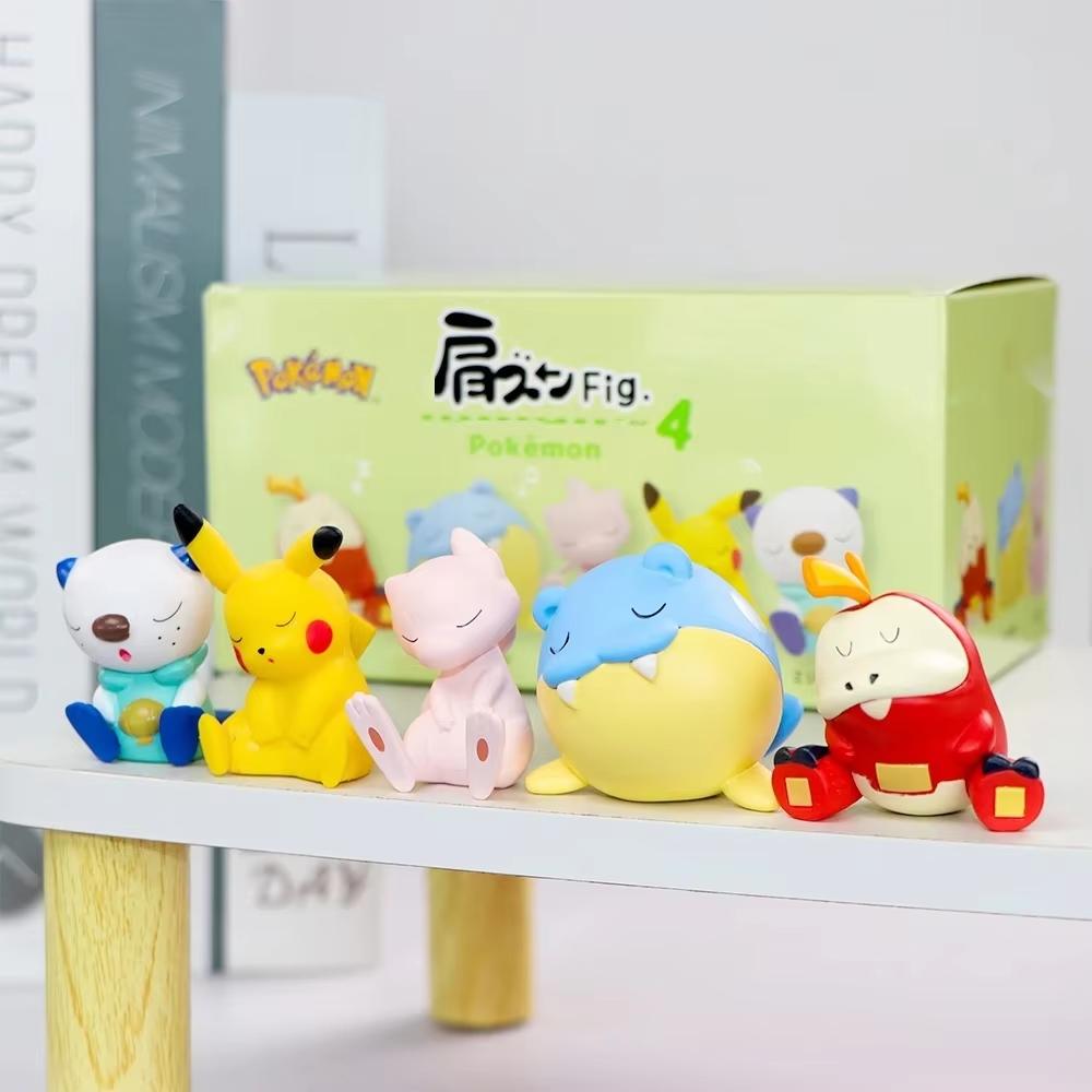 In Stock Full Series Anime Figures Toy Set Shoulder On Shoulder  Kawaii Pvc Action Figure Desktop Decor Surprise Gifts