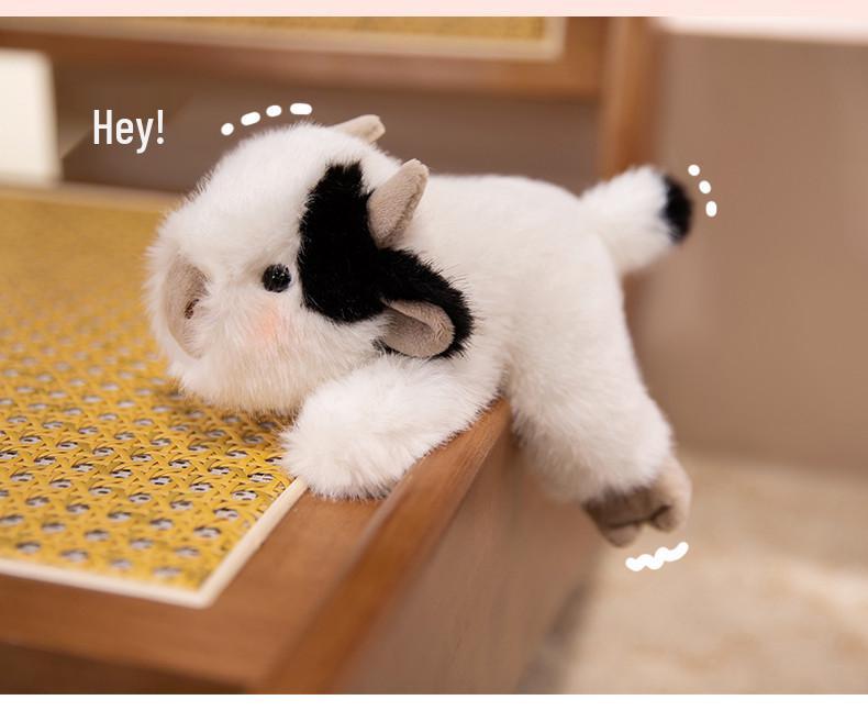 Frog Cow Plush Toy: Comforting Animal Doll for Kids, Car Decor, Office Accessory, or Birthday Gift.