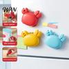 Cute Kitchen Tool 3 in 1 Bottle Opener Crab Shape Magnetic Suction Mini Box with Scissors And Cutter Include Compact Portable Strong