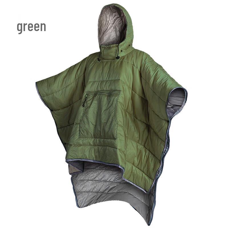 Носимый спальный мешок-пончо для кемпинга