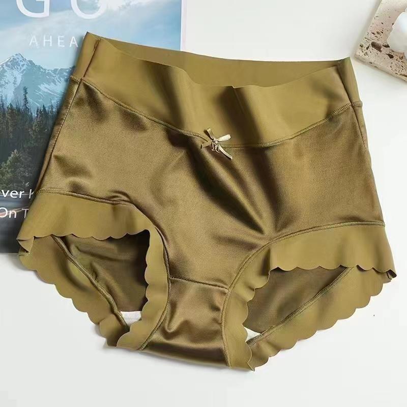 Ice silk Underwear Women's Briefs Soft Sexy High quality Comfortable Abdomen Panties smooth Lingerie