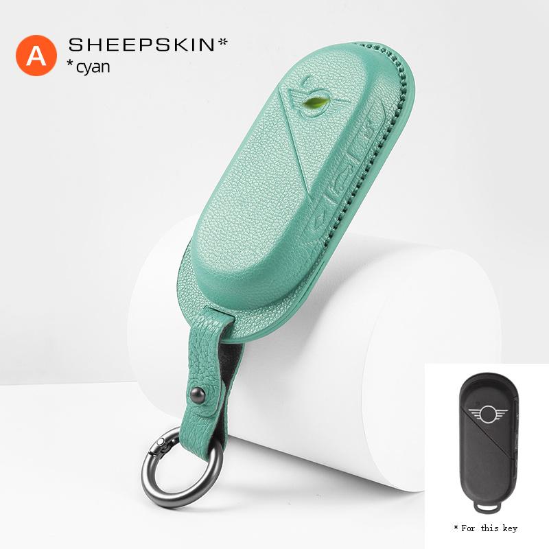 Funda de cuero para llave de coche, Protector de gamuza Fob para Mini U25 J01 J05 F65 F66 2025 2025, accesorios para coche Deyou