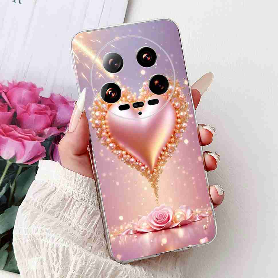 Case For Xiaomi 14 Ultra Butterfly Silicone Soft Phone Cover For Xiaomi Mi 14 Mi14 Ultra Shockproof Back Fundas Xiaomi 14Ultra