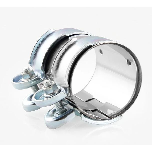 Stainless Steel High Quality Exhaust Tube Pipe Joiner Sleeve Clamp Connector Exhaust Tube Pipe Connector Length 95mm