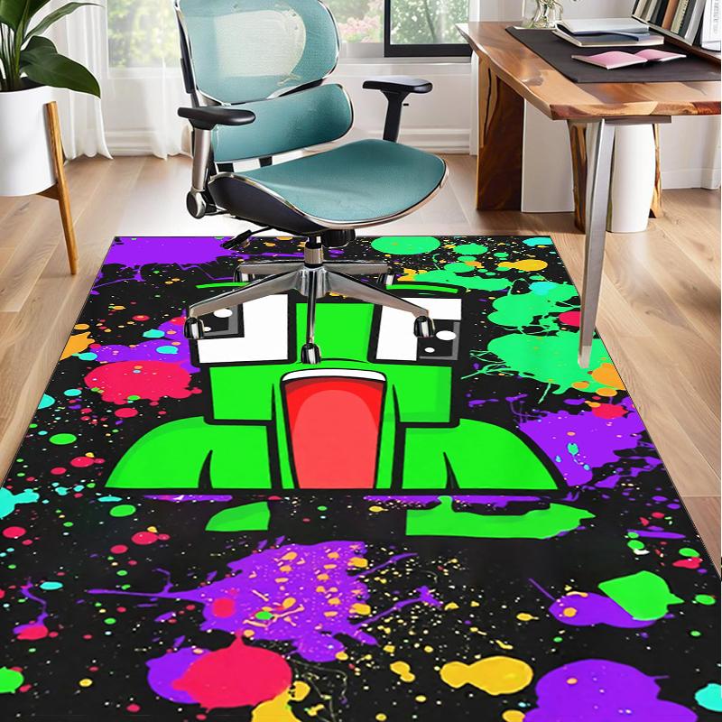 Colorful game Friends Office Rug Chair Mat, Game Carpet, Suitable for Front Door, Bedroom, Living Room, Desk, Holiday Gift