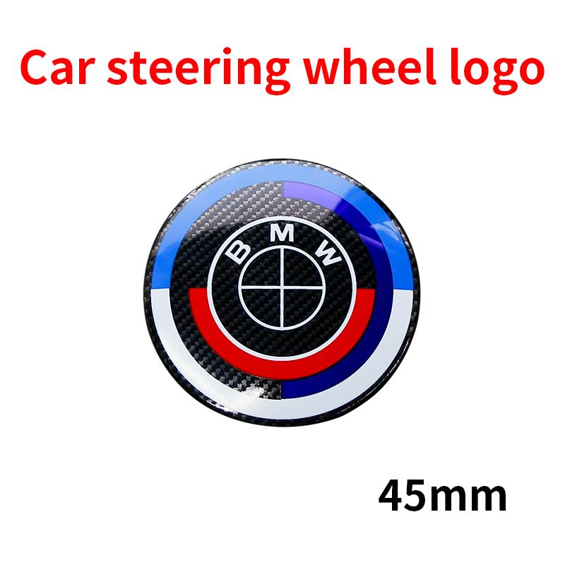 

ABS Car Front Rear Badges New 50th Anniversary Logo Wheel Rim Decoration Cover For BMW G28 F10 F48 F49 G01 F20 F21 F22 G30 G31