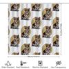 Cute Shiba Inu Dog Shower Curtain Waterproof Bathroom Decor Japanese Dog Lover Gift Washroom Fabric
