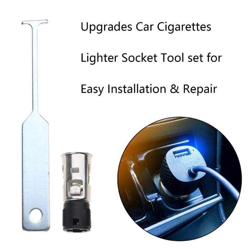 Essential Cigarettes Lighter Socket Repair Tool 25776667 Cigarettes Lighter  Base Tool for Vehicle Owners & Service Shops
