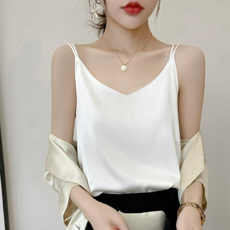 Summer Plus Size Beautiful Back Sling Women s Thin Section Outer Wear Vest Women s Wear Sexy Sling Top Clothes XS