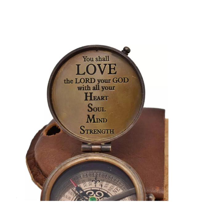 

Антикварний старовинний латунний кишеньковий компас Латунний морський компас Морський компас у подарунок