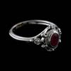 New Engagement Proposal Ring Ruby Thai CopperGemstone Rings for Women Anniversary Wedding & Party Gifts