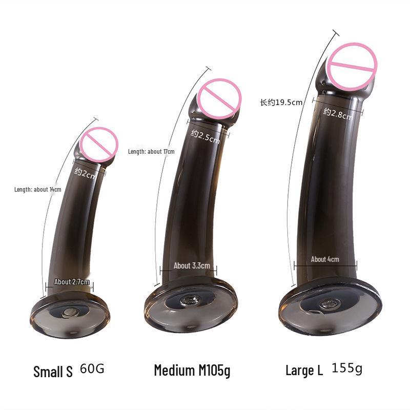 Jiu Xi Transparent Suction Cup Anal Plug - Wearable Self-Stimulator for Women and Men