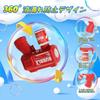 Funk Doggie [Red, Yellow, Blue - 3-Color Set] Electric Bubble Gun, Automatic, 360° Leak-Proof, Cute Duck Design, 6 Bubble Holes, Long-Range Shot,