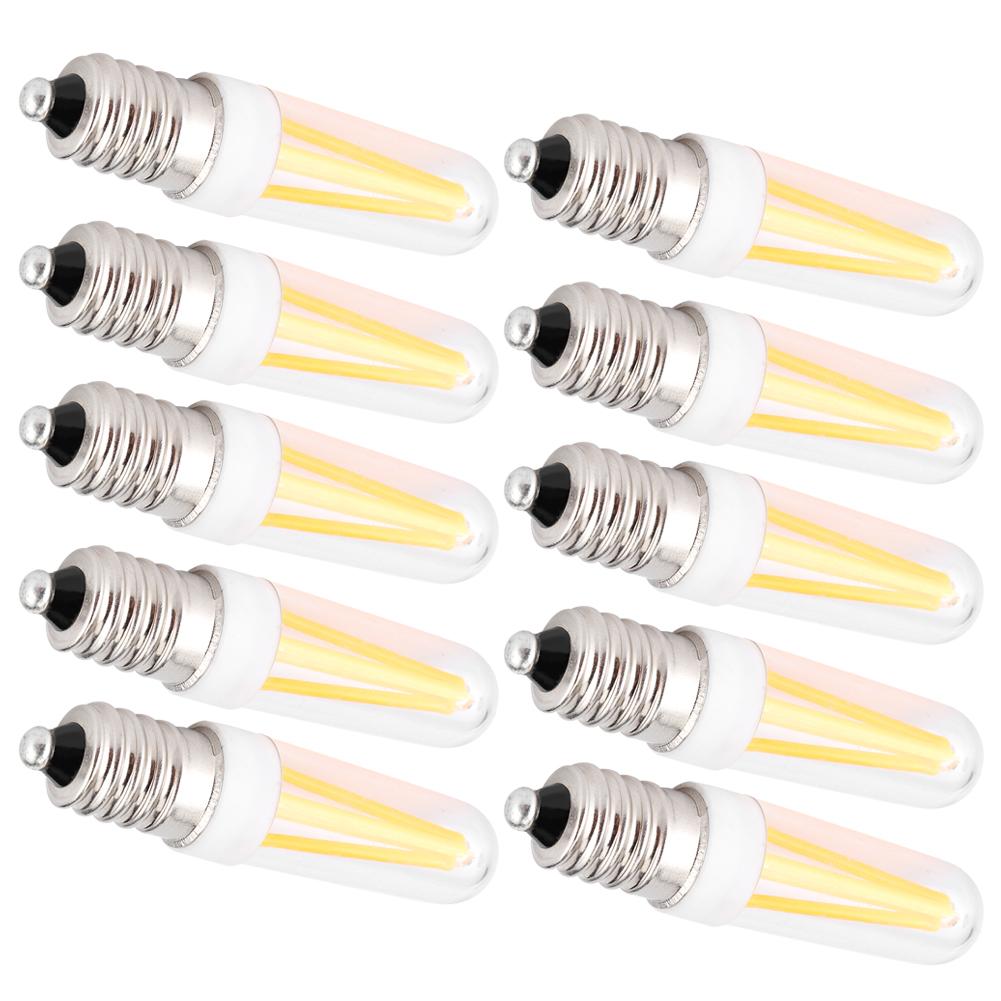 10Pcs Mini Dimmable E14 LED Light Bulb 3W AC 230V for Home Car Cabinet Hotel Lighting