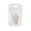 Pearl Claw Chain Nail Rhinestone 3D Metal Silver Diamond Pearl Chain Can Be Cut DIY Nail Art Decorations Accessory