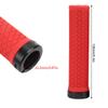   Mountain Bike Handlebar Single Locking Grips   Shock Absorbing Rubber Grips