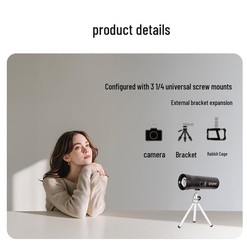 Adjustable Four-Color Photography Fill Light for Live Broadcasts and Atmosphere Lighting