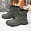 Fashion New Winter Cold Resistance Women Boots Keep Warm Men's Snow Boots Couple Lace-up Outdoor Waterproof Hiking Boots Femme Size 45