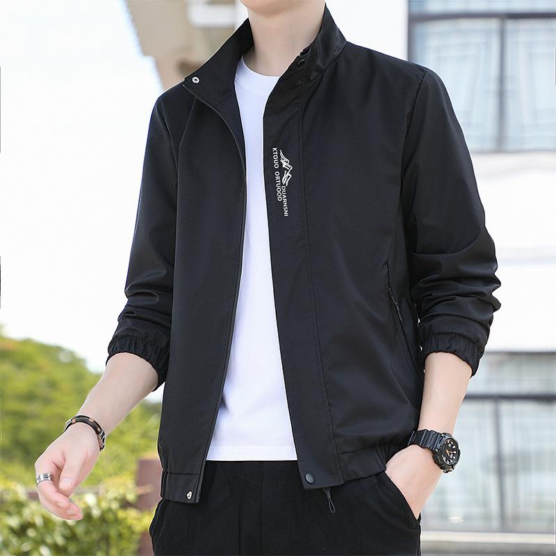 Men's Jacket Jacket Men's Windproof Jacket Middle-aged and Young Loose Tooling Jacket Autumn
