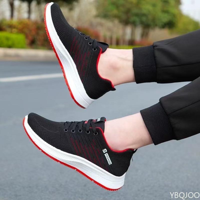 Fashion Spring Summer breathable Men's Shoes Outdoor mesh running shoes Casual comfortable Sneakers Male lightweight non slip flats 2025