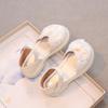 Spring Girls Vintage Princess Shoes Embroidered Leather Shoes Hanfu Matching Korean Soft Sole Flats