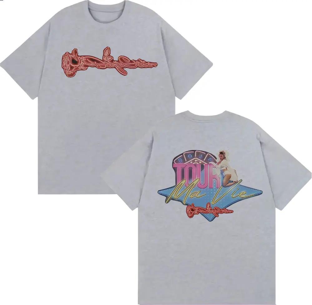 Doja Cat Ma Vie World Tour 2026 Merch Tshirt Unisex Women Clothing Harajuku High Street Tshirts 100 Cotton Short Sleeve T Shirts