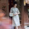 JK&JS Modern Chinese Style Cheongsam Dress