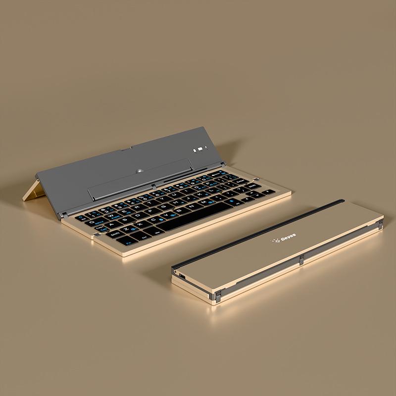 Universal Aluminum Folding Bluetooth Keyboard for Mobile Phone and Tablet