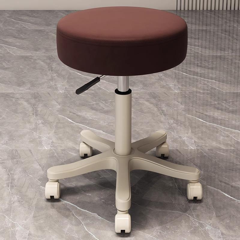 Beauty Salon Swivel Stool: Hairdresser, Nail Technician, Makeup Artist, Barber Wheeled Chair