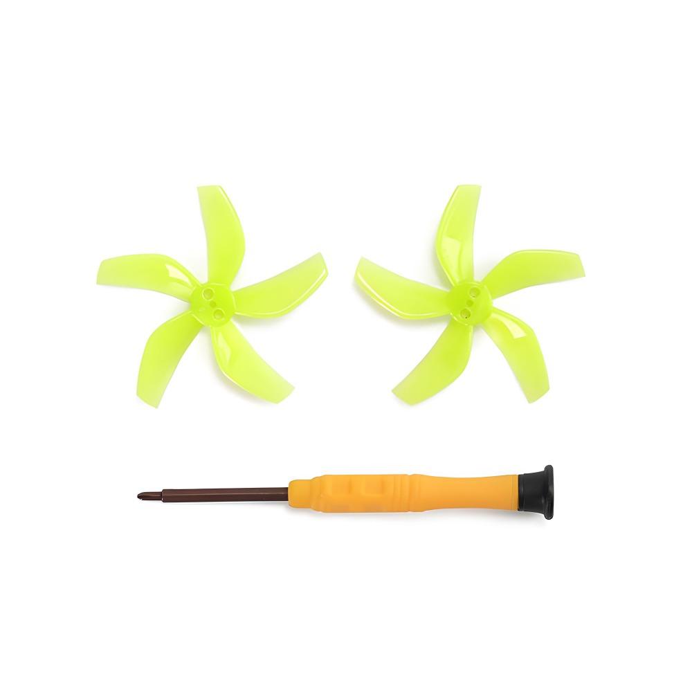 2/4 Pcs Colored Five Leaves Propellers Quick Release Replacement Props Paddle Blade Low-Noise Drone Accessories for DJI Neo