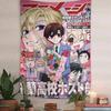 Tapiserie Ouran High School Host Club, Perete Decorativ Anime cu Copertă de Revistă Retro pentru Dormitor Sufragerie Decor Acasă