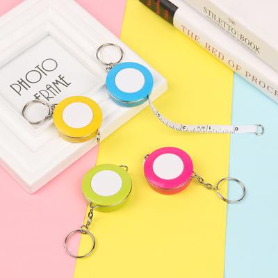 Portable 150cm/60 Inch Camping Measurement Keychain Tape Measure Measuring Tool Soft Ruler