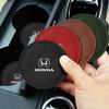 2025 Hot 2Pcs Car Coaster Water Cup Bottle Holder Mat Anti-slip Pad Accessories For Honda Civci Prelude FIT City CRZ CRX Jazz D