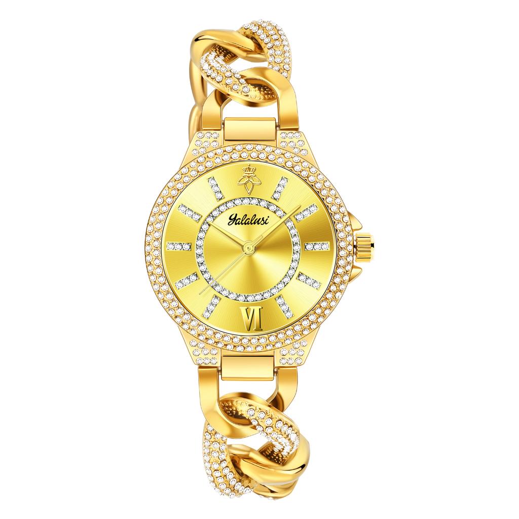 Yalalusi Fashion Casual Ladies Quartz Watch Ladies Watch Eco-Friendly Material Ipg