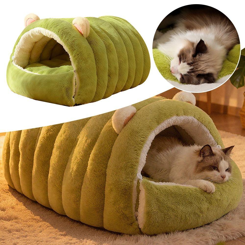 Comfortable Pet Snuggle Sack Puppy Nest Closed Cat Sleeping Bag Sleeping Bag Nest for Winter