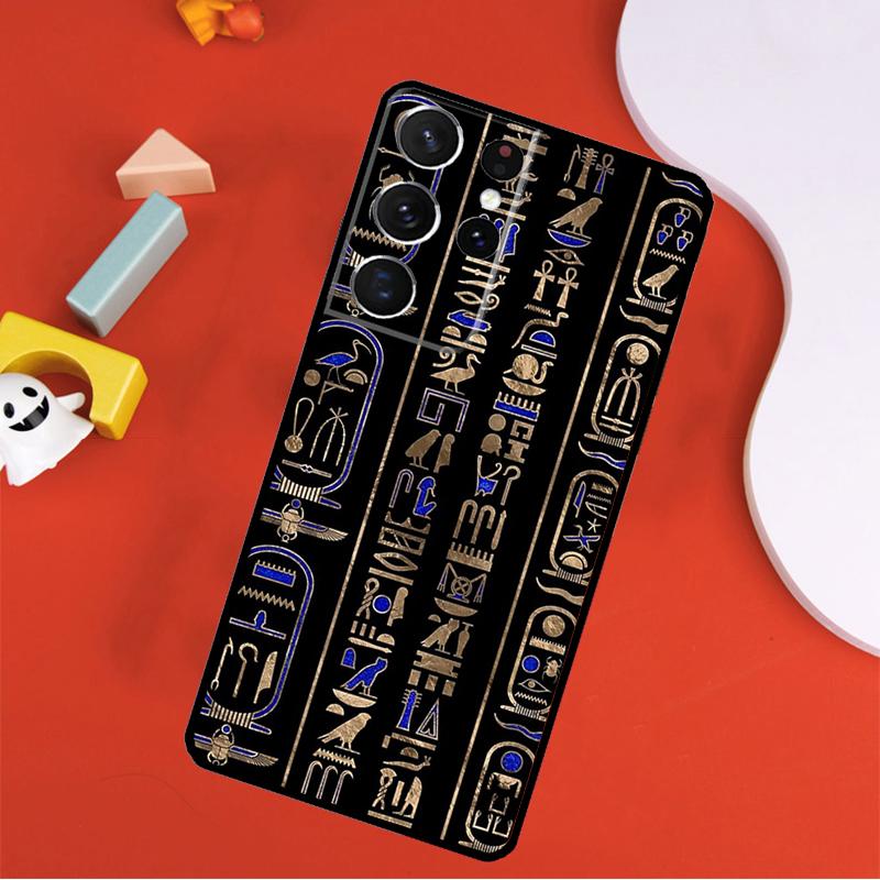 Egypt Egyptian Pharaoh Phone Case For Samsung Galaxy S25 Ultra S9 S10 S20 FE S21 S22 S23 S24 Plus S24 Ultra Cover