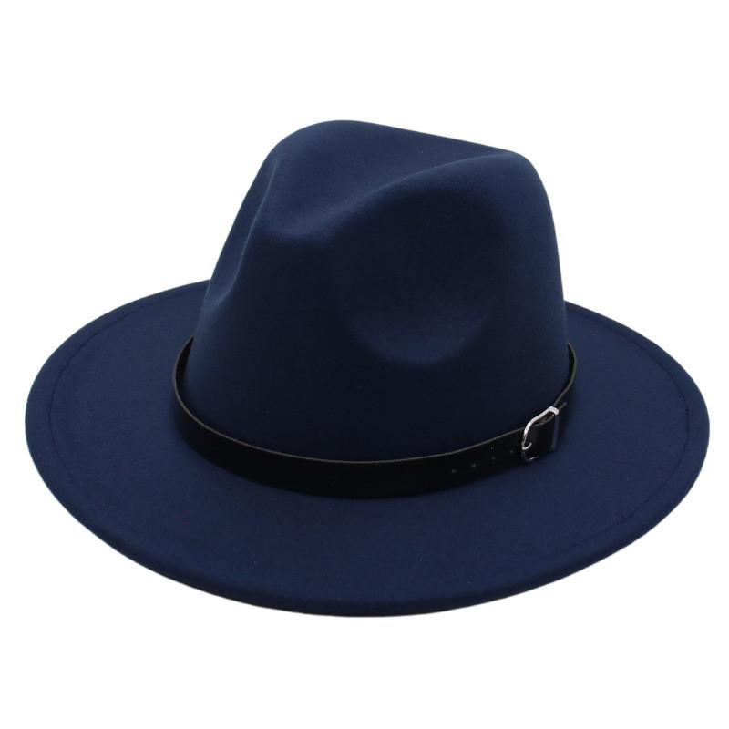 Ethnic Style Vintage Fedora Hat With Wide Brim For Women And Men