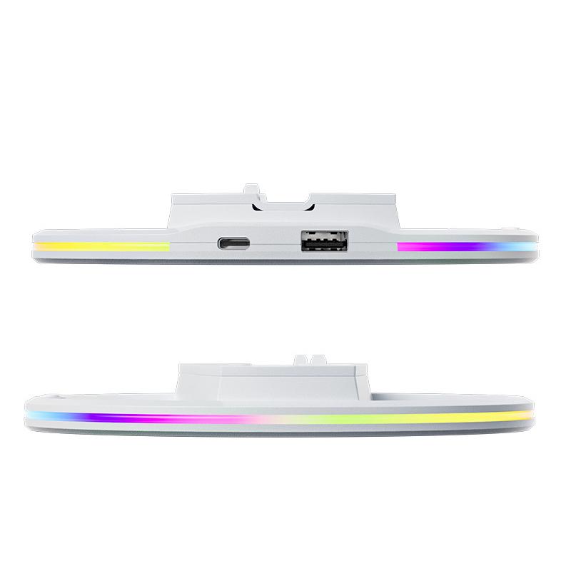 RGB Vertical Stand Game Console for PS5/PS5 Slim PROGame Console Anti-Slip Stable LED Cooling Base Stand Gaming Accessories