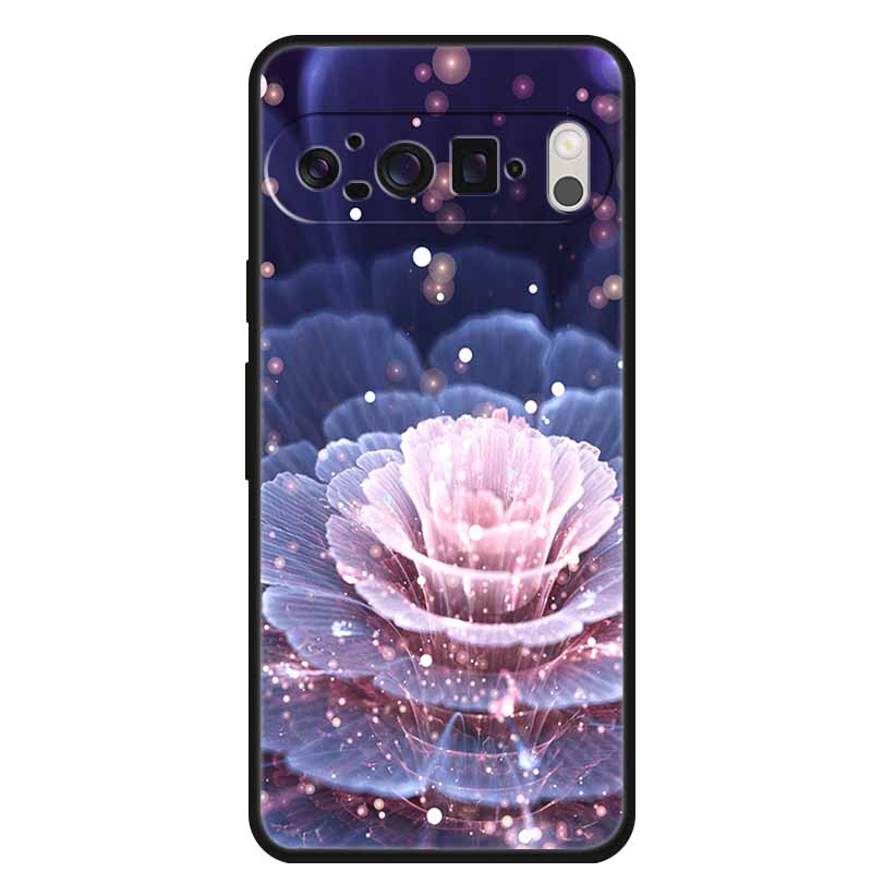 For Google Pixel 9 Pro XL Case 9Pro Coque Black Silicone Soft Phone Case For Google Pixel9 Pro Pixel 6 7 8 Pro Back Cover Case