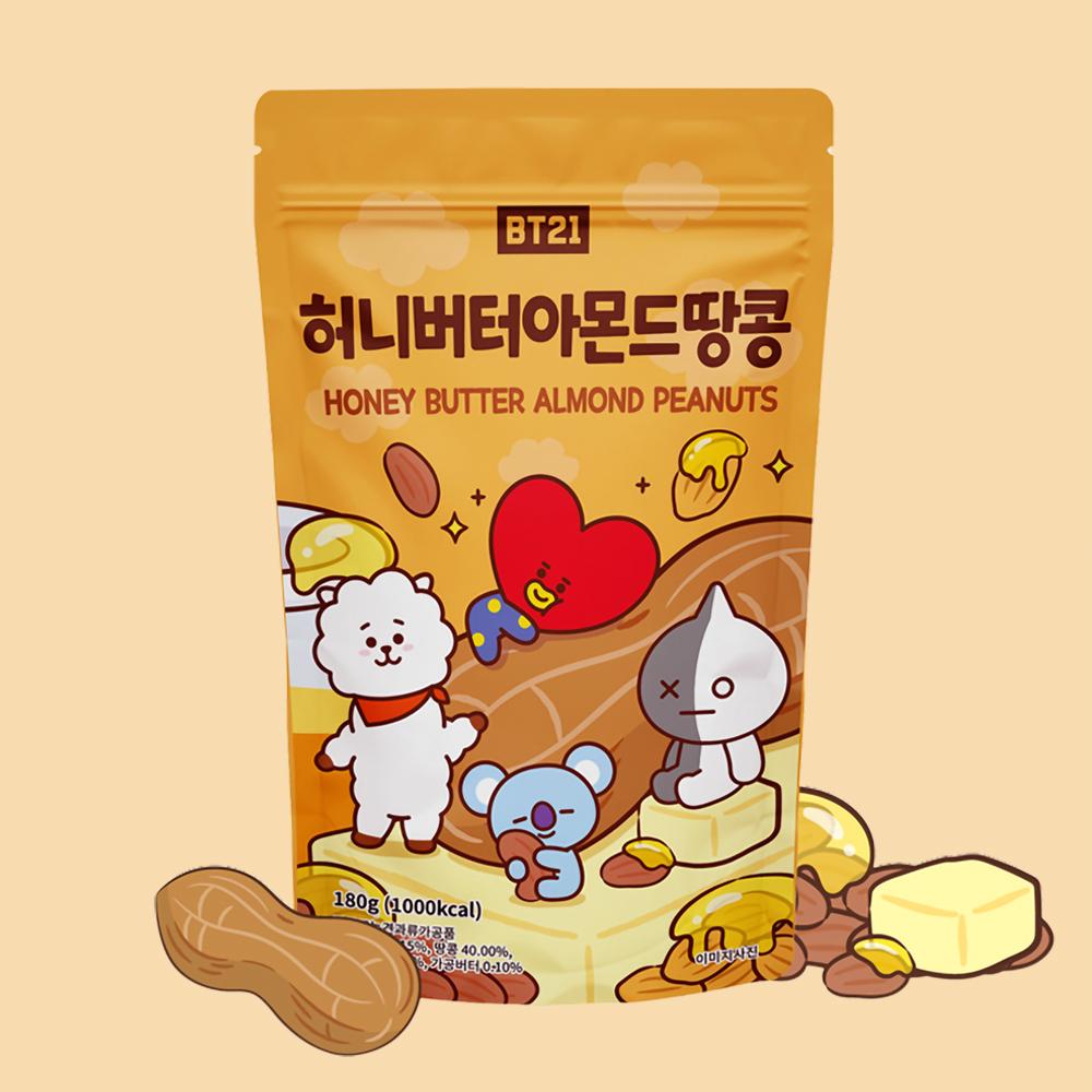 BT21 Flavored Almonds (180g)