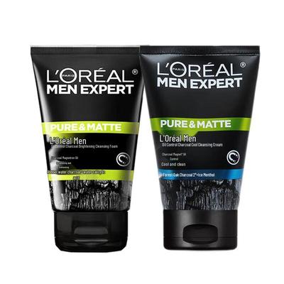 L'Oréal Men Expert Oil Control Charcoal Cleanser Duo Set