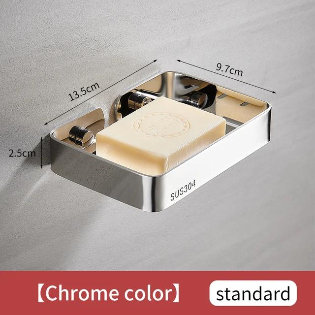 

Держатель для мыльницы из нержавеющей стали, для ванной комнаты, душа, мыльница, настенный держатель для мыла и губки, органайзер для дома