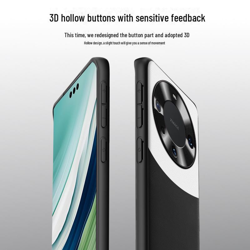 Anti-fall Protective Liquid Leather Case for Huawei Mate60pro, One-piece Design, Ready To Ship