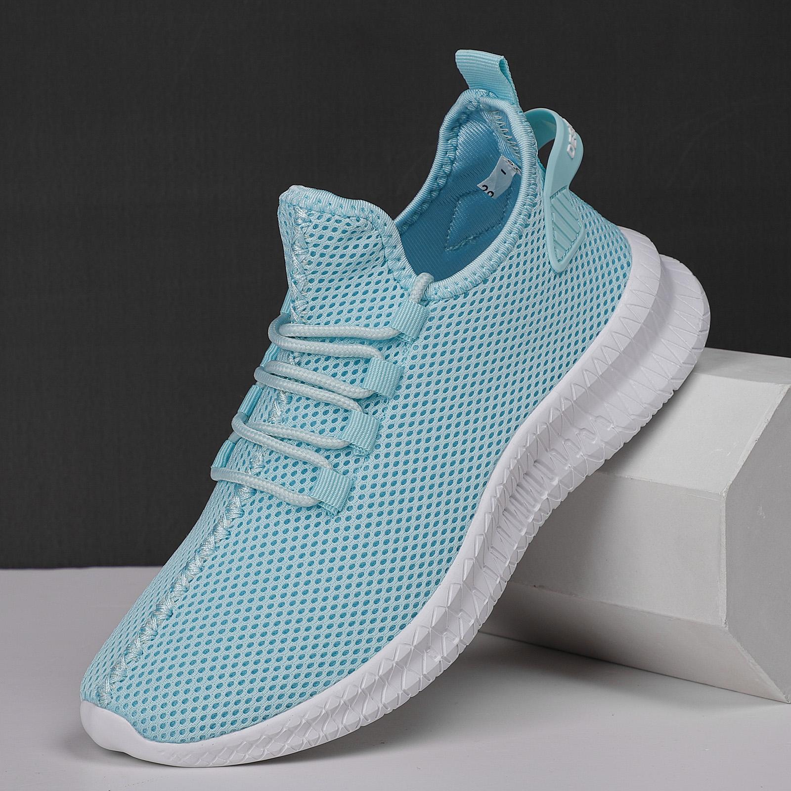 

Женская обувь, модные кроссовки для женщин, плоские, дышащие, легкие, без застежек, теннисные, прогулочные туфли 35