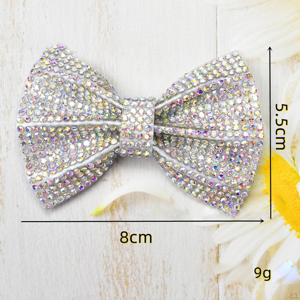 5 Knot Rhinestones Patches Crystal Appliques Bling Beaded Diamonds Embellishments Decorative Sew On