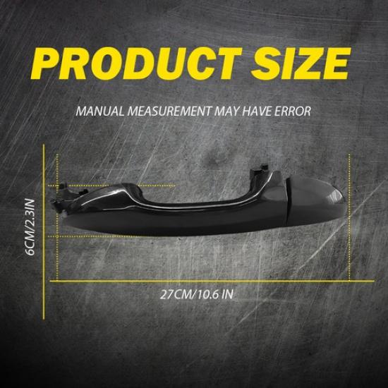 Front Passenger Side Outside Exterior Door Handle for Toyota 2014- Corolla